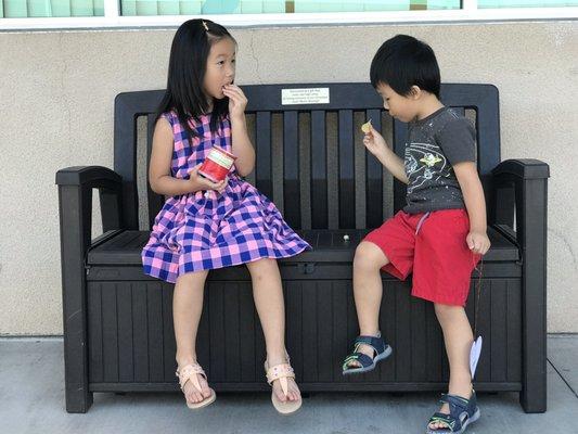 Sunday School Rest Bench