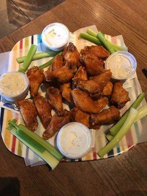 24 hot wings