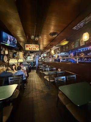 Inside dining area