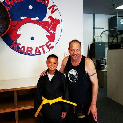 Newest Yellow Belt in Isshin Ryu Karate!