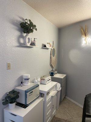 Wax/Facial room