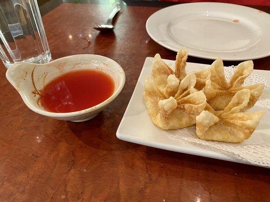 Cream Cheese wontons. Super good.