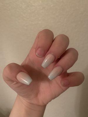 Spent $85 at this salon for my nails to look like this 4 days later