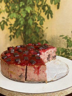 Cherry Chocolate Cheesecake