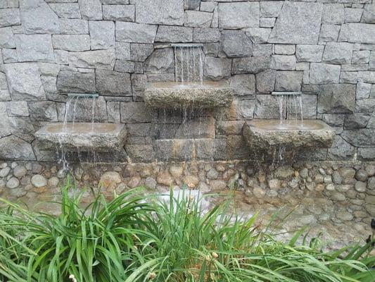 Courtyard fountain