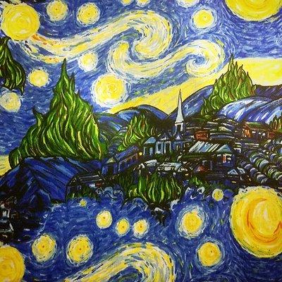 Starry Night fabric