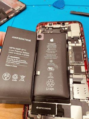 iPhone 11 swollen battery replacement