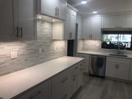 Kitchen after remodeling.