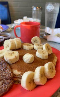 Banana Pecan Pancakes