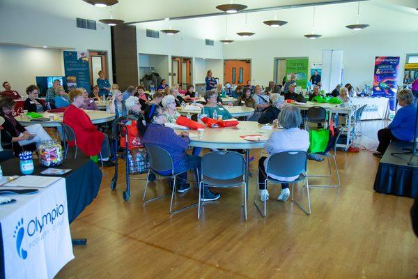 Great turnout at the 2019 Health Fair sponsored by Roo Lan, held at the Lacey Community Center!