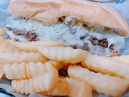 Phillysteak with French fry