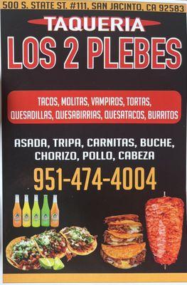 Taqueria los 2 plebes