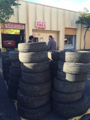 Shipment of quality used tires