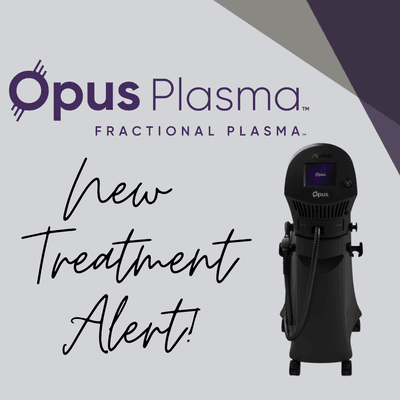 Experience the future of skin rejuvenation with Opus Plasma- a cutting edge technology that combines radiofrequency & cold plasma