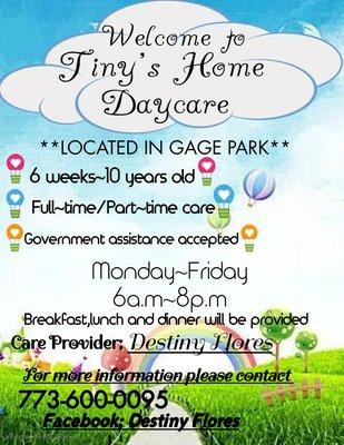 Tiny’s Home Daycare