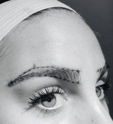 Before Microblading....