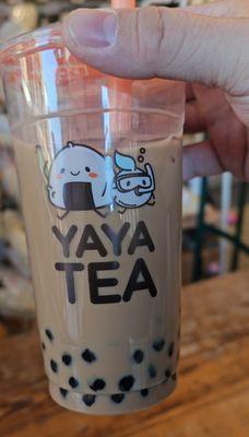 Black Milk Tea with Boba