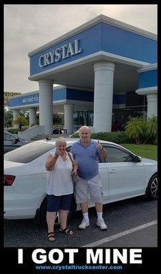 Congratulations to Mary and John Buttlary on the purchase of their 2017 VW Jetta!