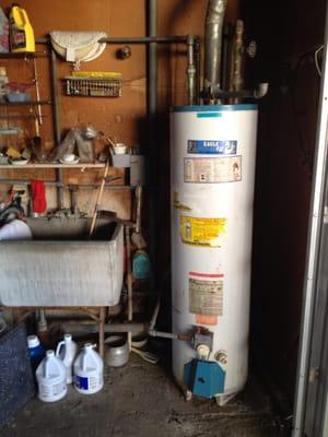 (Before) Water Heater Installation