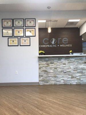 Entrance of the Chiropractic office.