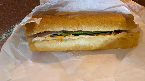 Banh Mi Pork Roll Sandwich