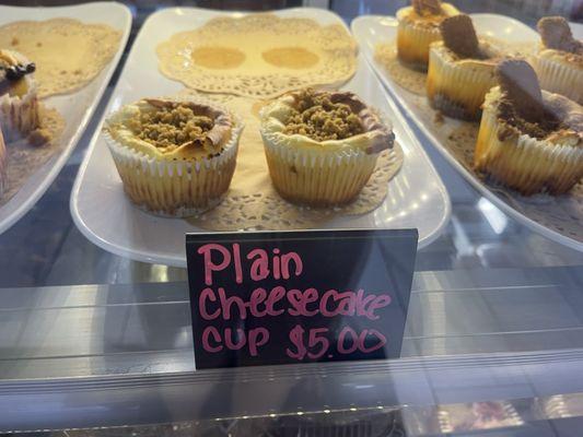 plain cheesecake cup