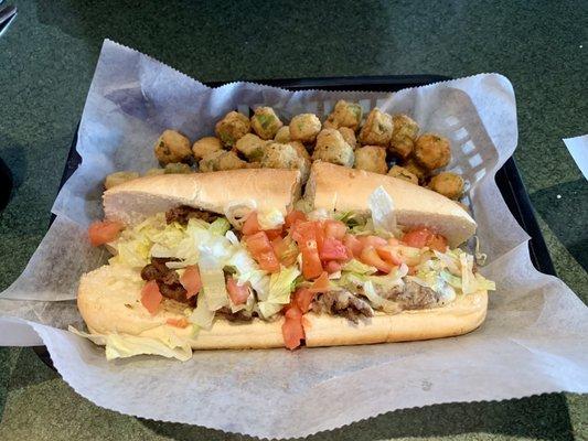 Philly Steak and Cheese Sandwich