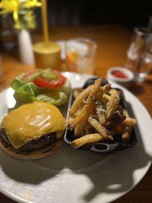 Market Burger with Truffle fries