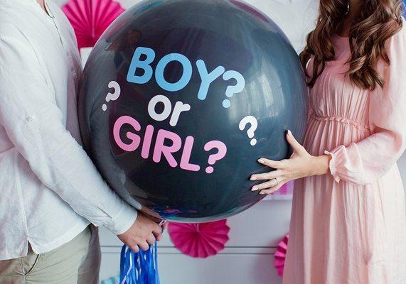 Early gender reveal with Peekaboo!