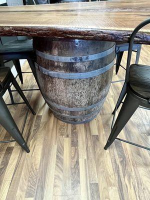 Table barrel