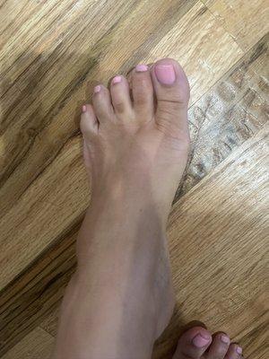 My pedicure