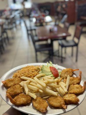 Fried shrimps