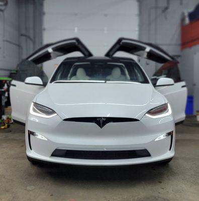 Model X in for full tint using XR nano ceramic