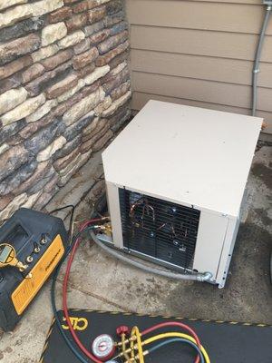 New Condenser unit for a walk in cooler