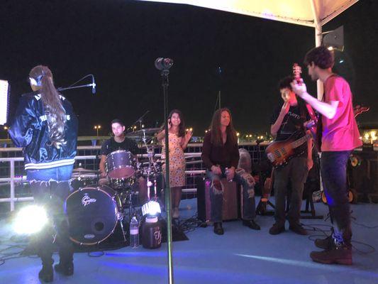 Our local teen bands provide free live entertainment for charitable events. You supply the stage we bring the rest.