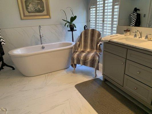 Master bath remodel