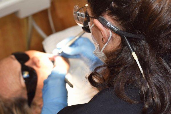 Hygienist working hard!!