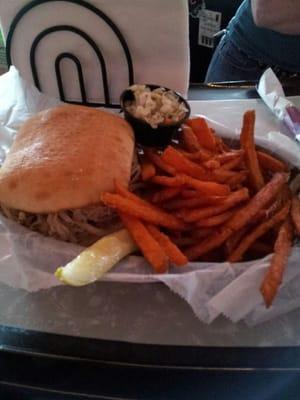 Fire bird w / sweet potato fries