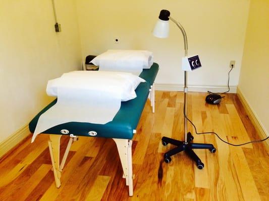 Treatment room at Boca Raton Acupuncture Clinic