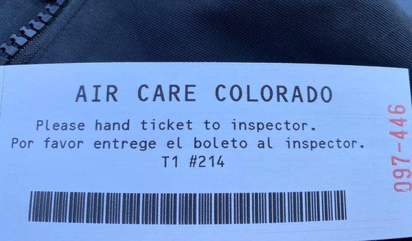 Air Care Colorado Emissions Testing Center