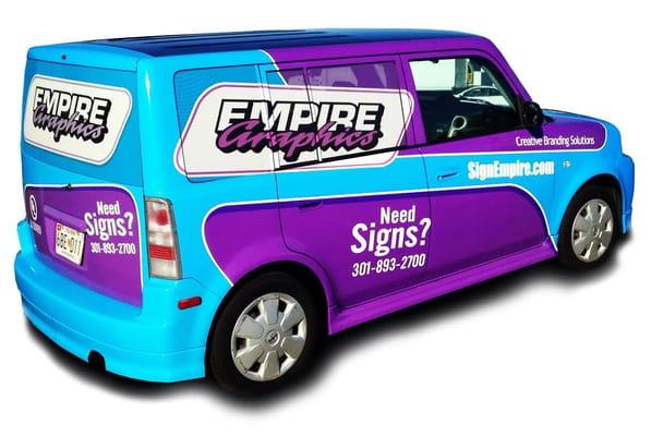 Empire Graphics Scion Car Wrap #vehiclewrap