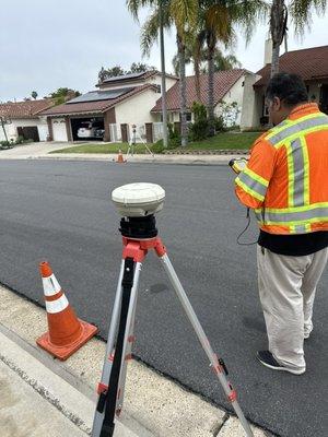 Static GPS project in Mission Viejo