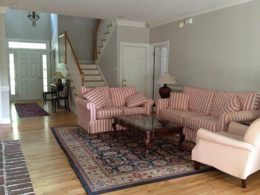 From the rug, floors to the furniture we make sure your home is like new with our home cleaning services.