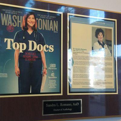 Dr. Romano enjoys her professional relationship with Washingtonian.