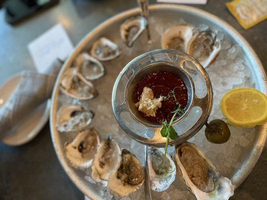 East coast oysters