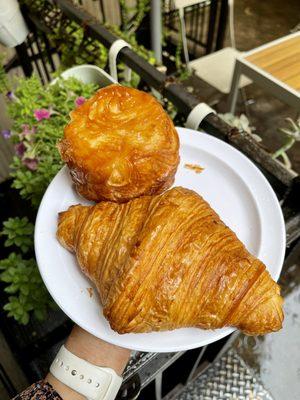 Kouign amann and croissant Follow @BZeaters on IG for more food pics!