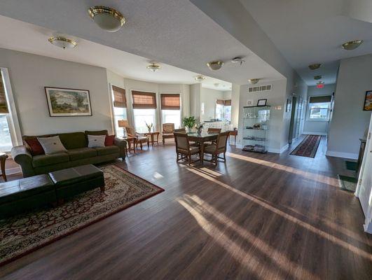 Smith Alumni House communal living area