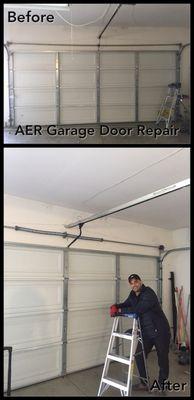 Garage door spring replacement :)