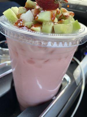 Strawberry horchata