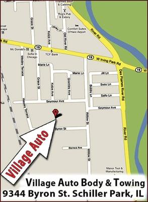 here's a Map to our Shop